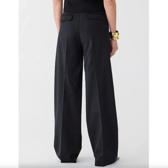 J Crew Wide-Leg Essential Pant in City Twill - Picture 2 of 6